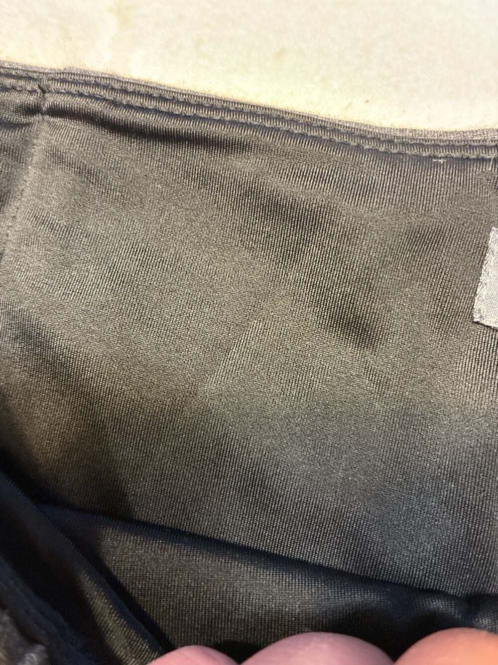Lyssé Grey Wide Leg Ponte Pants with Front Seam Size L - Picture 5 of 6